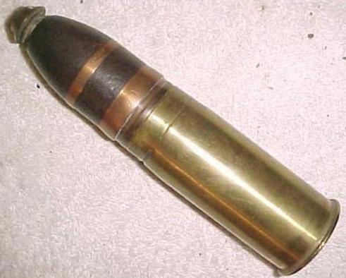 Vickers Maxim 1 pounder 37mm round - Click Image to Close